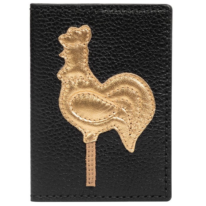 Обложка «Петушок», золотой на чёрном