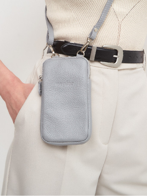 Чехол-карман для телефона серый