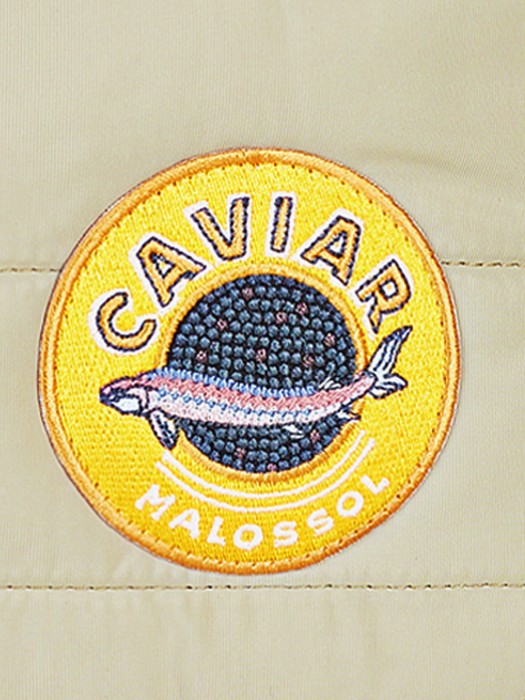 Сумка «Икра», болонья, молочная