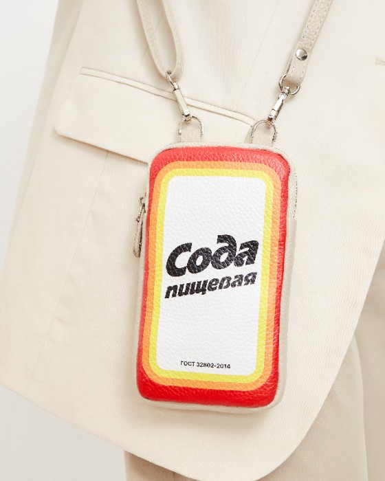 Сумка для телефона «Сода», зернистая
